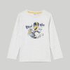 Bambini Blukids Magliette | T-Shirt In Puro Cotone A Manica Lunga Bambino