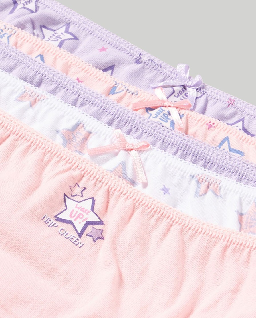 Ragazzi Blukids Slip E Coulotte | Pack 5 Slip In Puro Cotone Ragazza