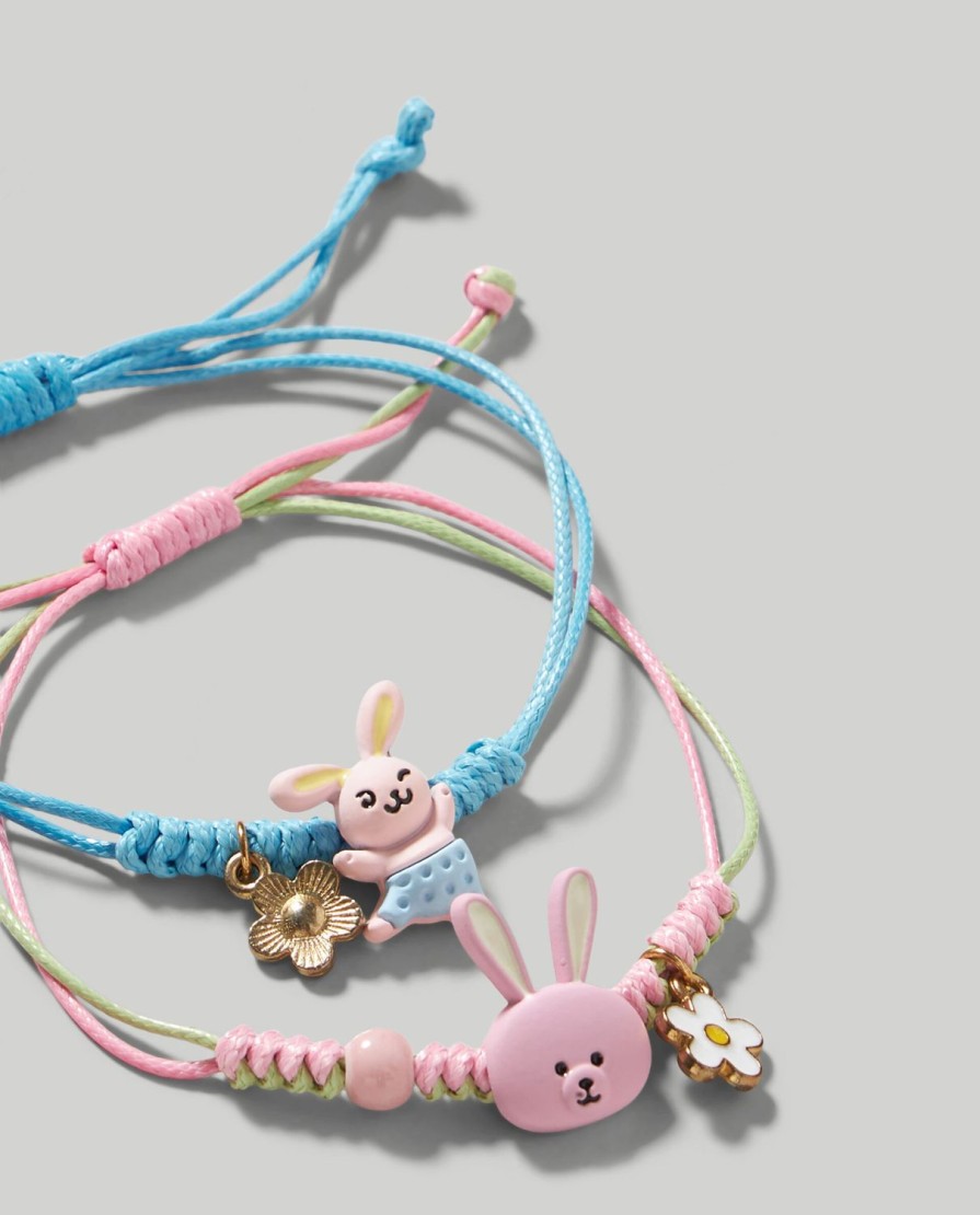 Bambini Blukids Accessori | Set 2 Braccialetti Coniglietti