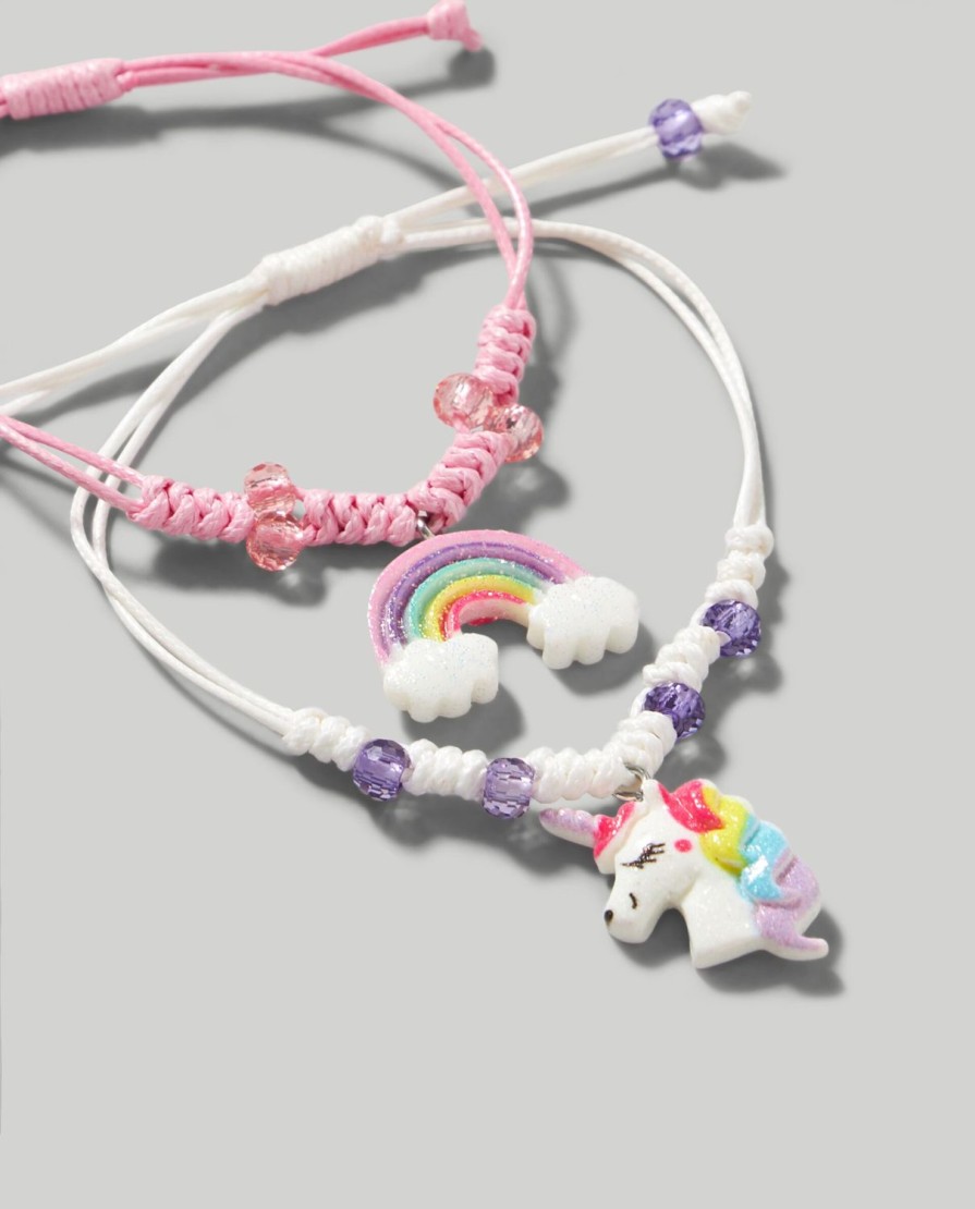 Bambini Blukids Accessori | Set 2 Braccialetti Unicorno