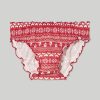 Ragazzi Blukids Slip E Coulotte | Slip In Puro Cotone Natale Ragazza