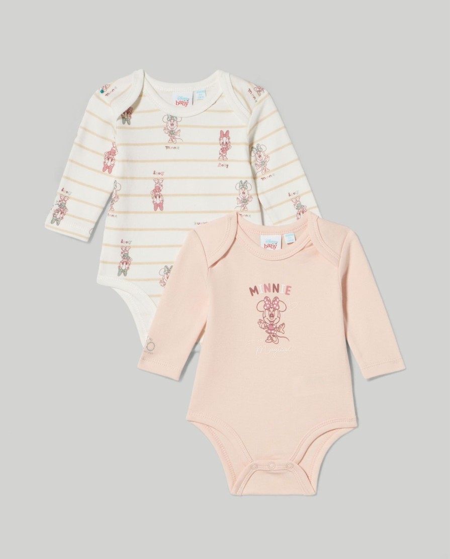 Nascita Blukids Body | Pack 2 Body In Interlock Di Puro Cotone Neonata