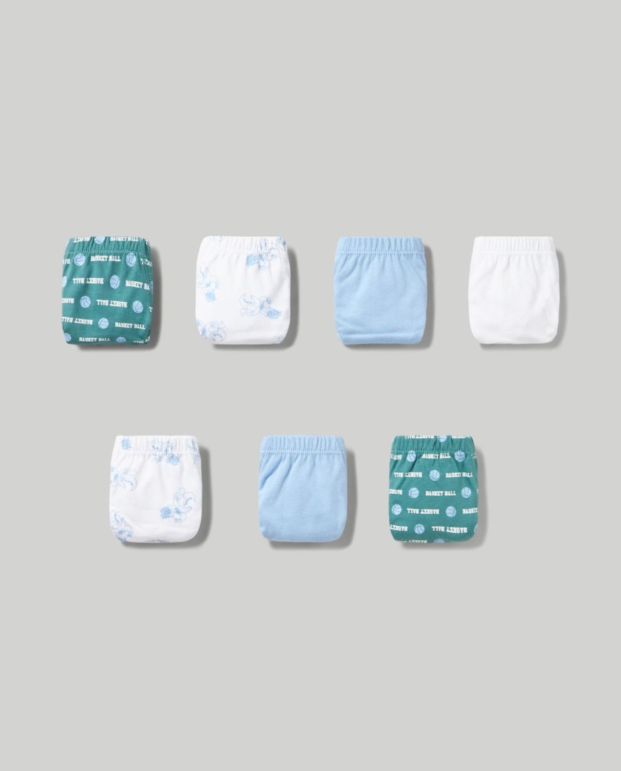 Bambini Blukids Slip E Boxer | Pack 7 Slip In Puro Cotone Bambino