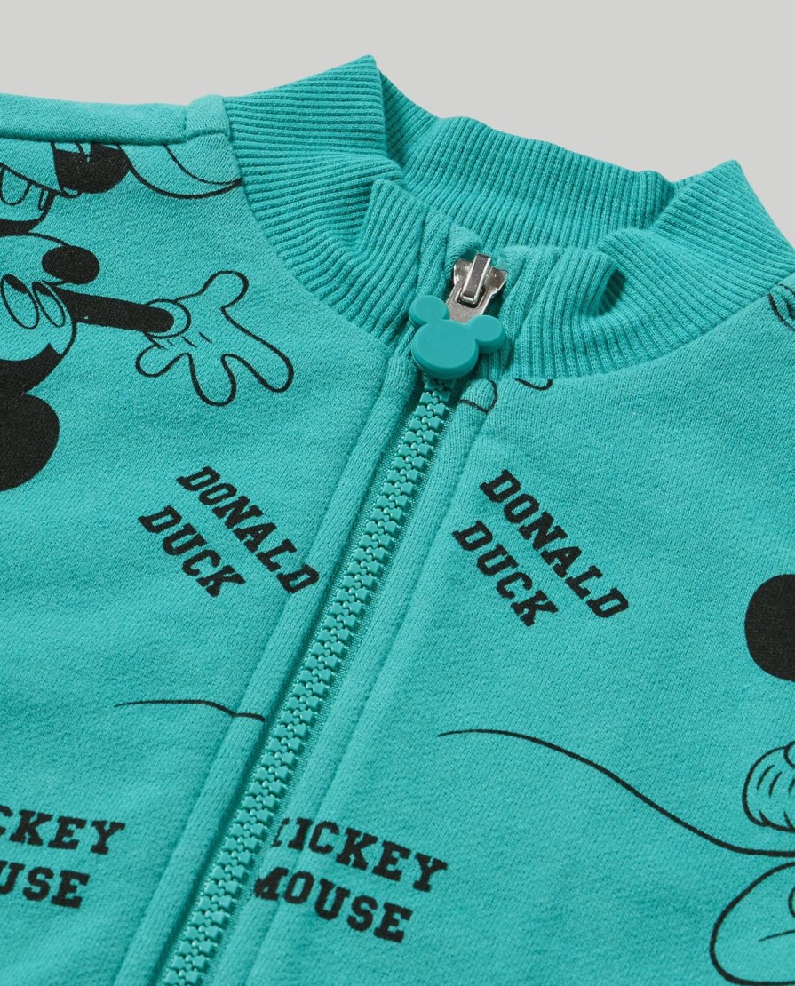 Neonato 9-36 Mesi Blukids Disney | Felpa Full Zip In Puro Cotone Neonato