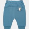 Neonato 9-36 Mesi Blukids Pantaloni E Jeans | Pantaloni In Felpa Garzata Di Puro Cotone Neonato