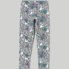 Bambini Blukids Leggings | Leggings In Felpa Di Cotone Elasticizzato Bambina