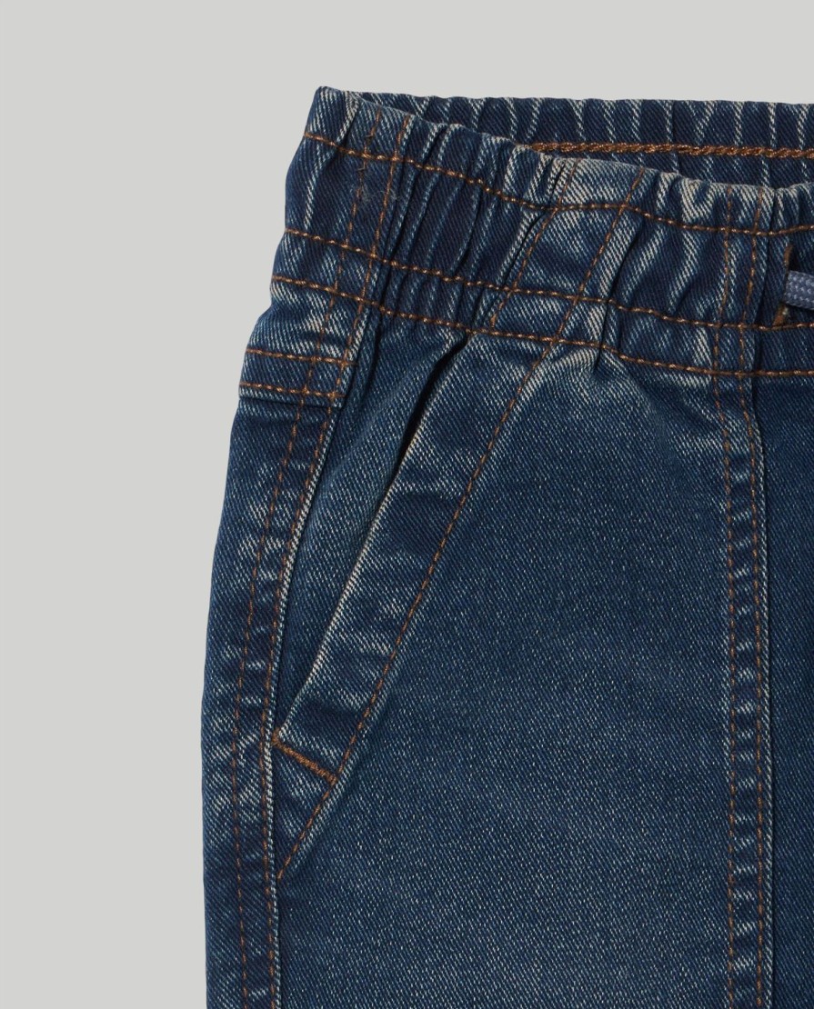 Bambini Blukids Jeans E Pantaloni | Joggers In Denim Stretch Bambino