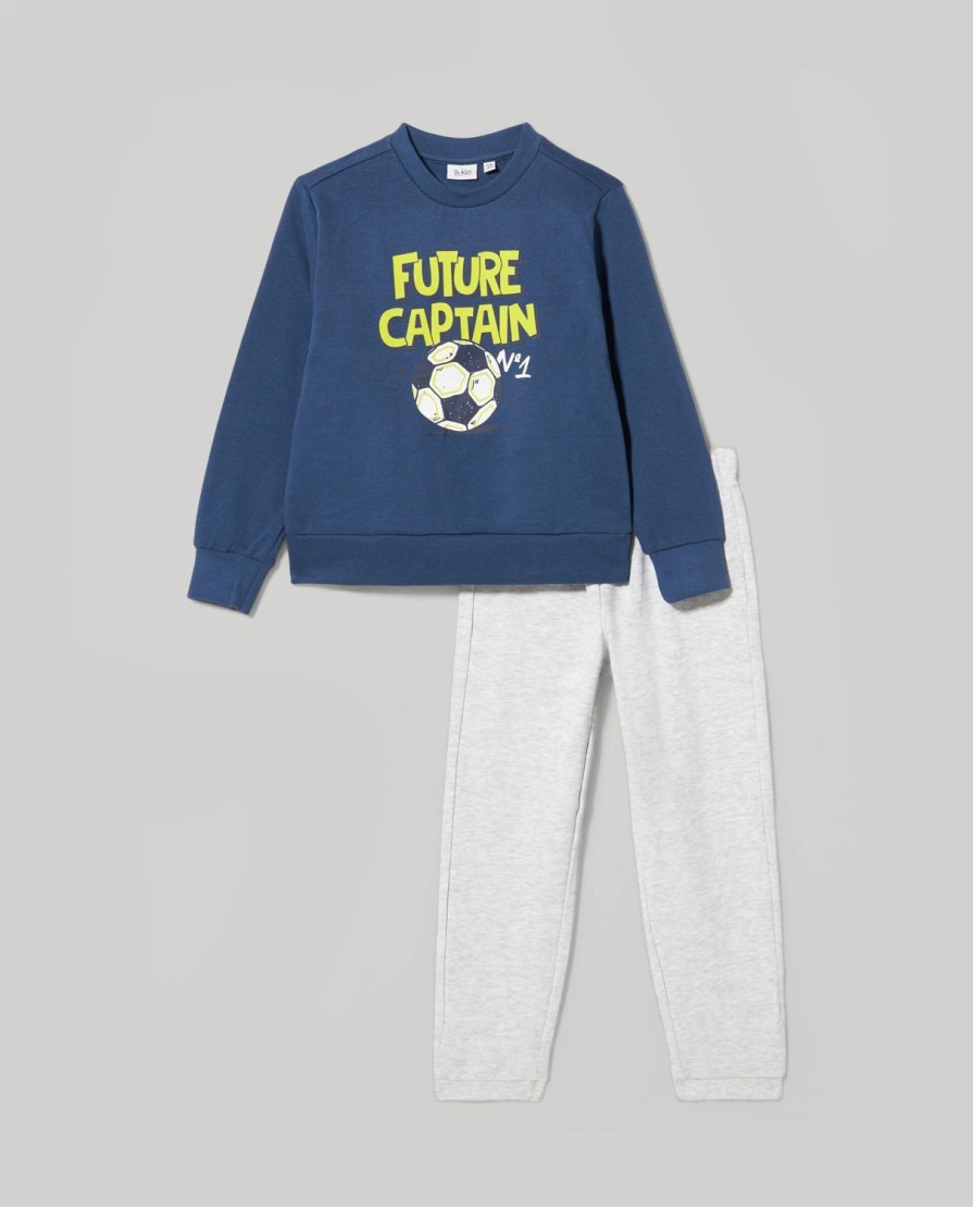 Bambini Blukids Set Bambino | Jogging Set In Cotone Bambino