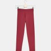 Ragazzi Blukids Jeans E Pantaloni | Leggings In Felpa Di Cotone Elasticizzato Ragazza