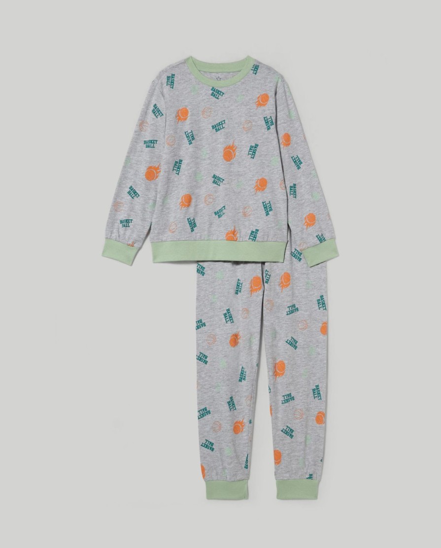 Bambini Blukids Pigiami | Pigiama Lungo In Cotone Bambino