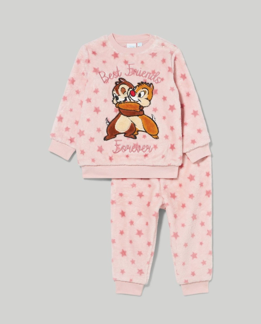 Neonata 9-36 Mesi Blukids Pigiami | Pigiama In Coral Fleece Neonata