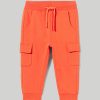 Neonato 9-36 Mesi Blukids Pantaloni E Jeans | Pantaloni In Puro Cotone Con Tasche Neonato