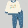 Neonato 9-36 Mesi Blukids Pigiami | Set Pigiama Lungo In Puro Cotone Neonato