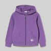 Bambini Blukids Felpe | Felpa Full Zip Con Cappuccio Bambina