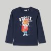 Bambini Blukids Magliette | T-Shirt Lunga In Puro Cotone Bambino