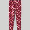 Bambini Blukids Jeans E Pantaloni | Leggings In Felpa Di Cotone Elasticizzato Bambina