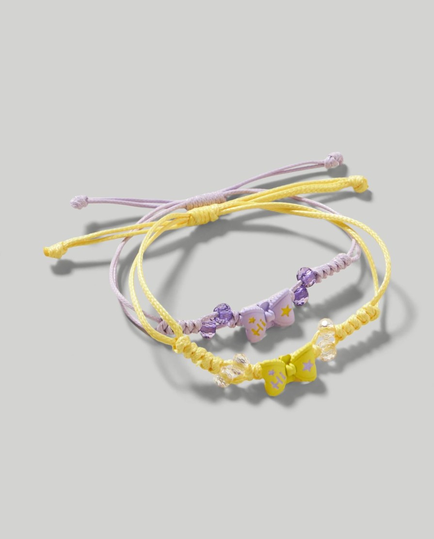 Bambini Blukids Accessori | Set 2 Braccialetti Farfalla