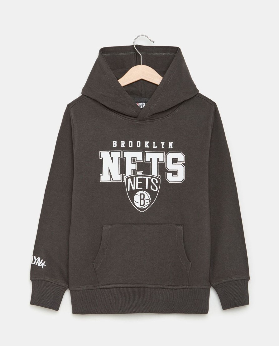 Ragazzi Blukids Felpe | Felpa Nba Con Cappuccio In Cotone Ragazzo