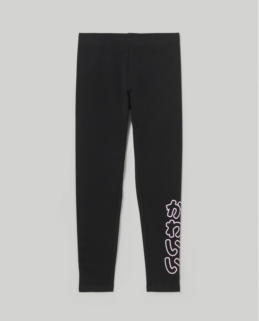 Ragazzi Blukids Jeans E Pantaloni | Leggings In Cotone Stretch Ragazza