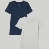 Ragazzi Blukids Magliette E Canottiere | Pack 2 T-Shirt In Caldo Cotone Ragazzo