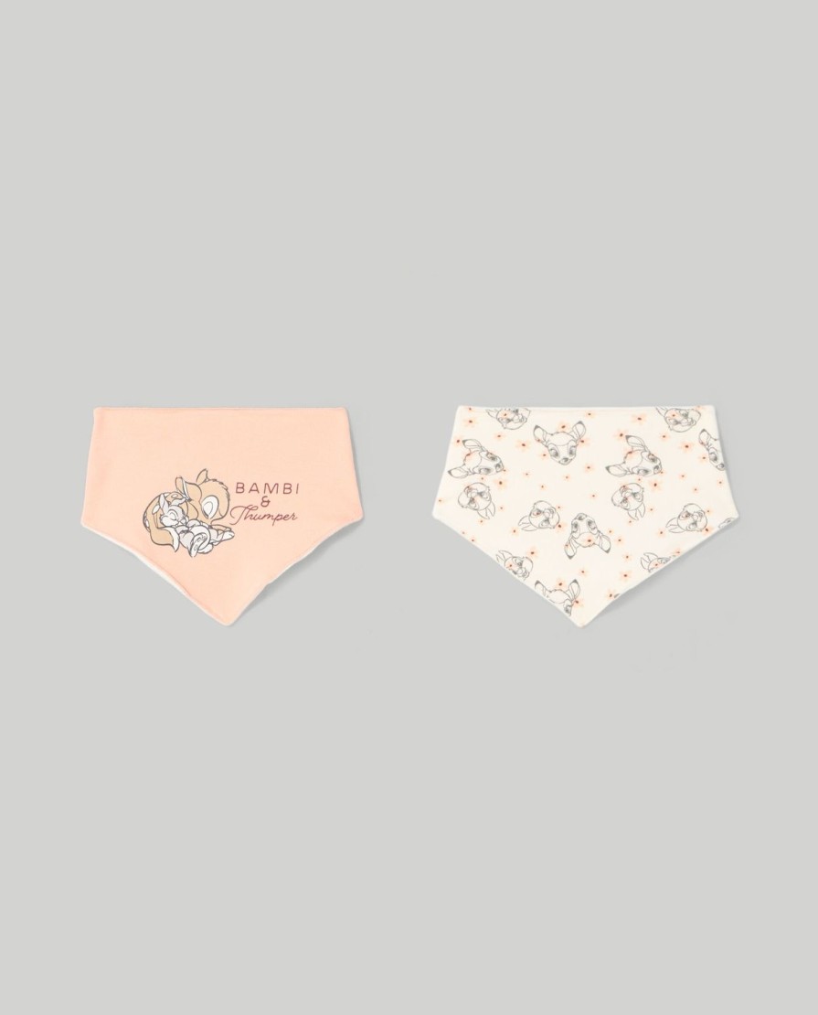 Nascita Blukids Accessori | Pack 2 Bandane Di Puro Cotone Neonata