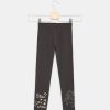 Bambini Blukids Jeans E Pantaloni | Leggings Con Stampa Glitter In Cotone Elasticizzato Bambina