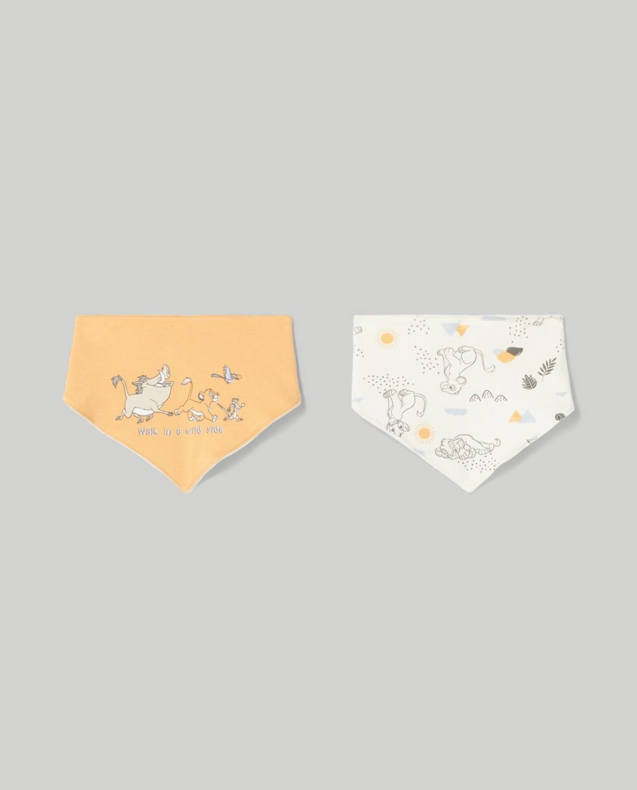 Nascita Blukids Accessori | Pack 2 Bandane Di Puro Cotone Neonato