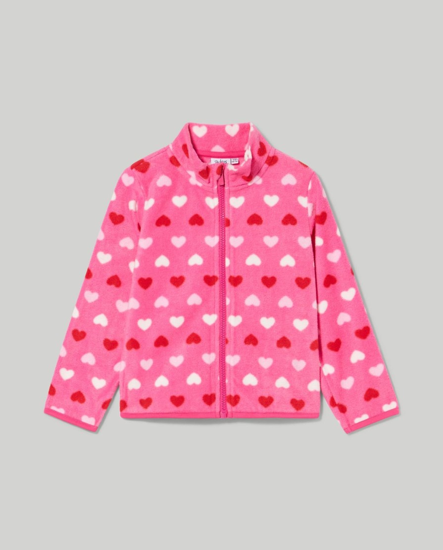 Bambini Blukids Felpe | Felpa In Pile Full Zip Bambina