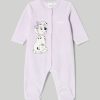 Nascita Blukids Tutine | Tutina In Ciniglia Con Ricami Disney Neonata