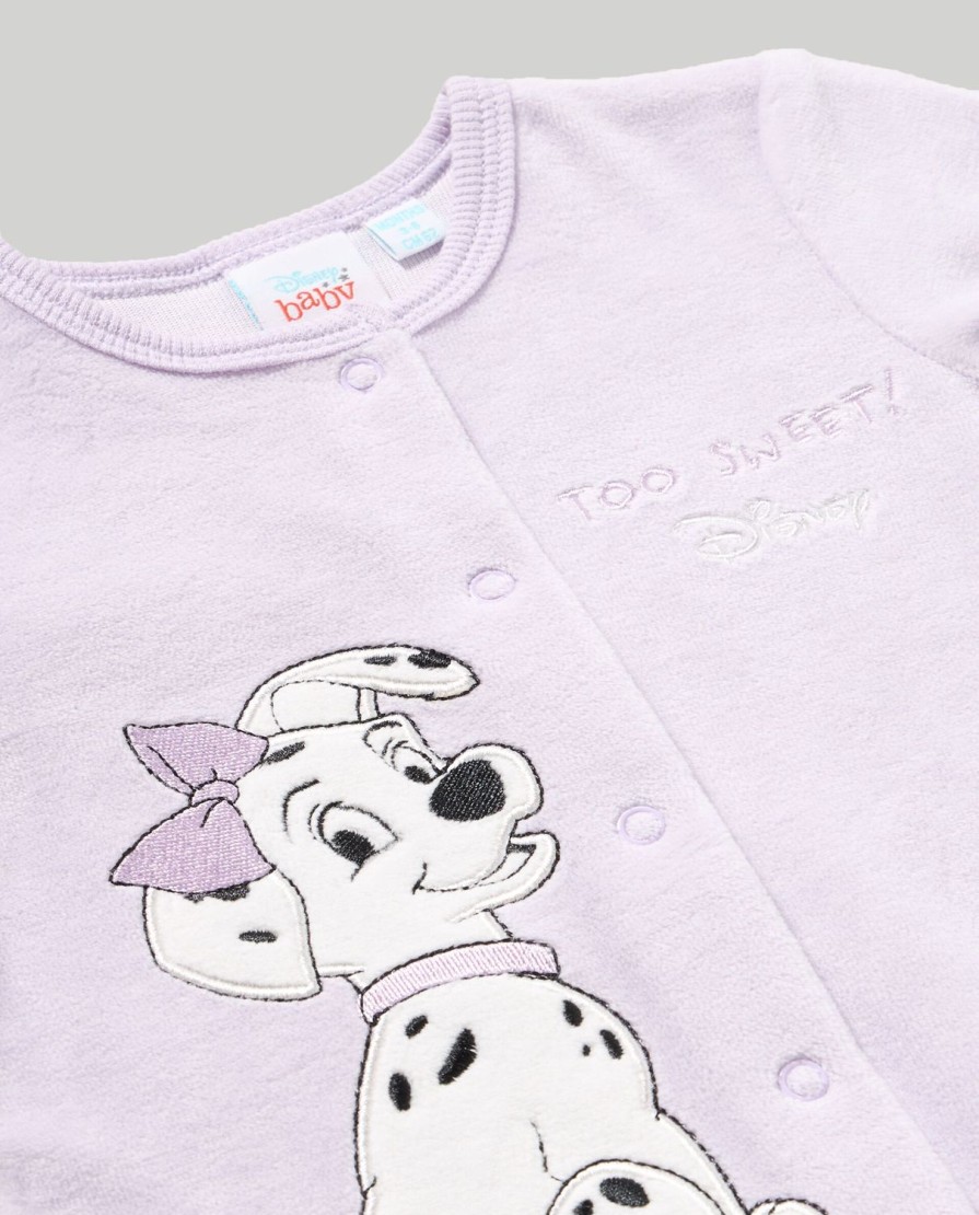 Nascita Blukids Tutine | Tutina In Ciniglia Con Ricami Disney Neonata