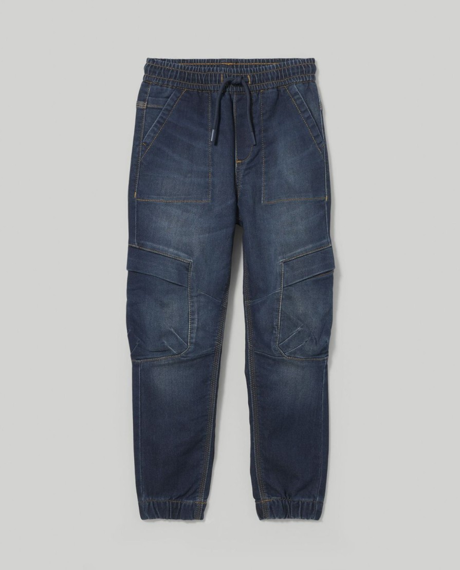 Ragazzi Blukids Jeans E Pantaloni | Denim In Tessuto Stretch Ragazzo