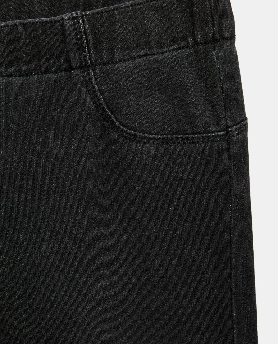 Ragazzi Blukids Jeans E Pantaloni | Pantaloni Effetto Denim In Felpa Di Misto Cotone Ragazza