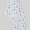 Neonato 9-36 Mesi Blukids Pigiami | Set Pigiama Lungo In Puro Cotone Neonato