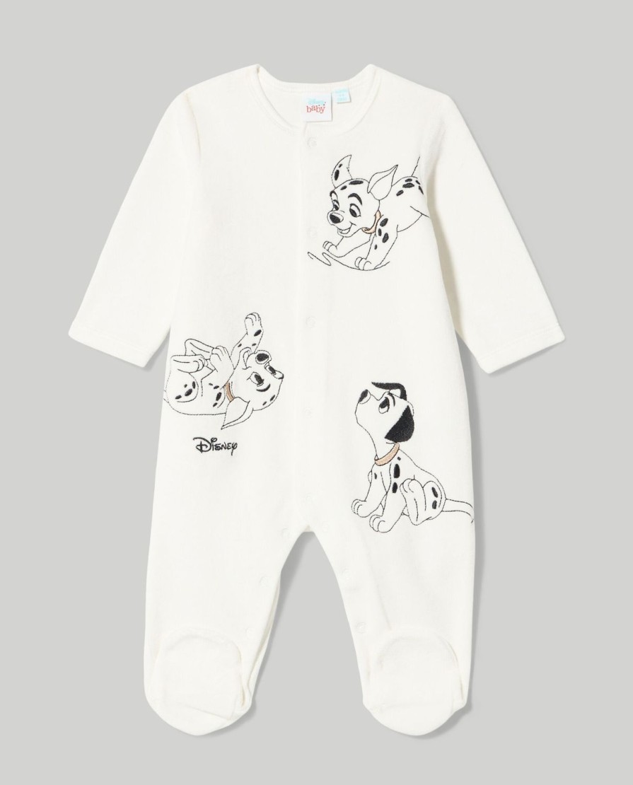 Nascita Blukids Tutine | Tutina In Ciniglia Con Ricami Disney Neonato