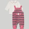 Nascita Blukids Completini | Set T-Shirt E Salopette Neonata