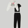 Ragazzi Blukids Set Ragazza | Jogging Set Felpa T-Shirt E Pantaloni Ragazza