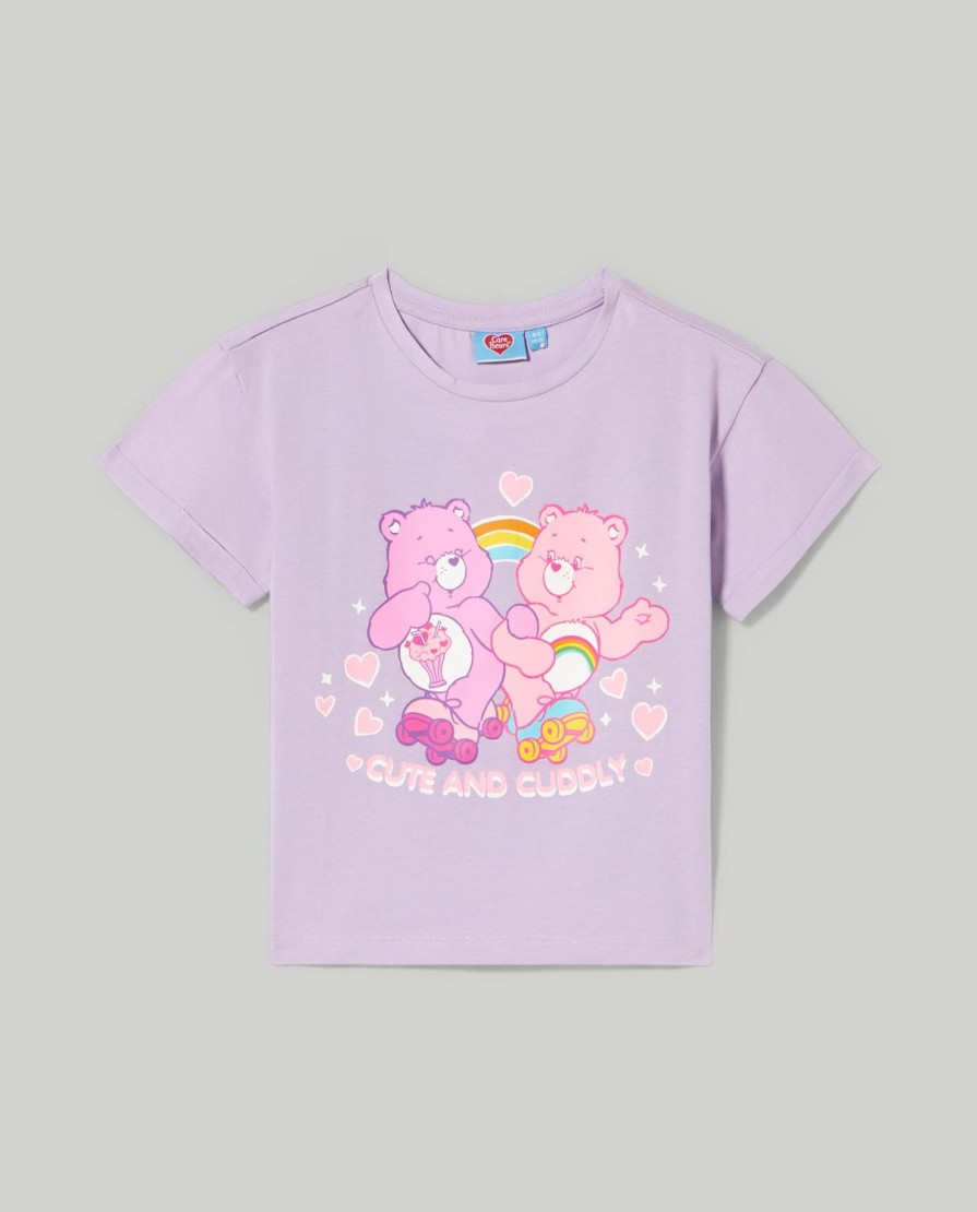 Bambini Blukids Magliette | T-Shirt In Puro Cotone Con Stampe Bambina