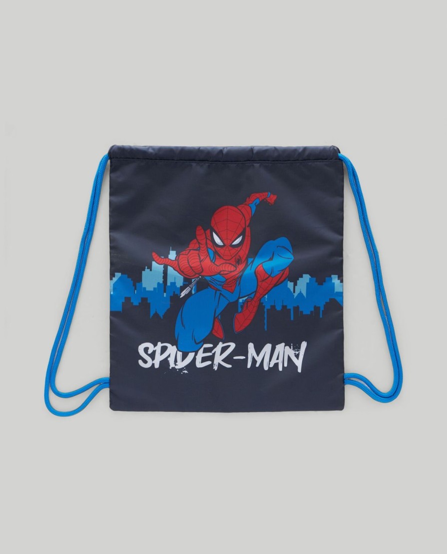 Bambini Blukids Accessori | Sacca Con Stampa Spiderman