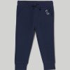 Neonata 9-36 Mesi Blukids Pantaloni E Jeans | Joggers In Cotone Elasticizzato Con Applicazioni Neonata