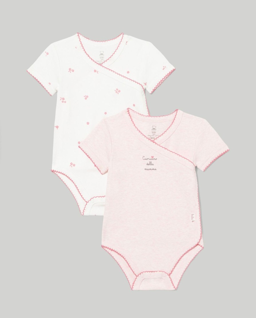 Nascita Blukids Body | Pack 2 Body In Puro Cotone Interlock Neonata