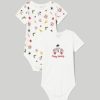 Nascita Blukids Body | Pack 2 Body In Puro Cotone Cip E Ciop Neonato