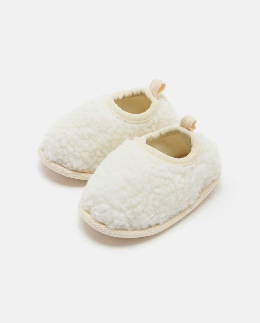 Neonata 9-36 Mesi Blukids Scarpe | Pantofola In Sherpa Neonati