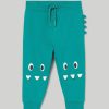 Neonato 9-36 Mesi Blukids Pantaloni E Jeans | Joggers In Puro Cotone Neonato