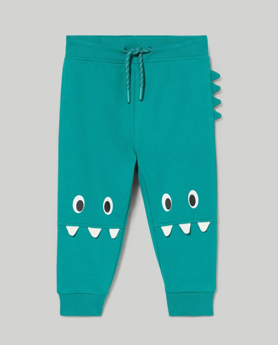 Neonato 9-36 Mesi Blukids Pantaloni E Jeans | Joggers In Puro Cotone Neonato