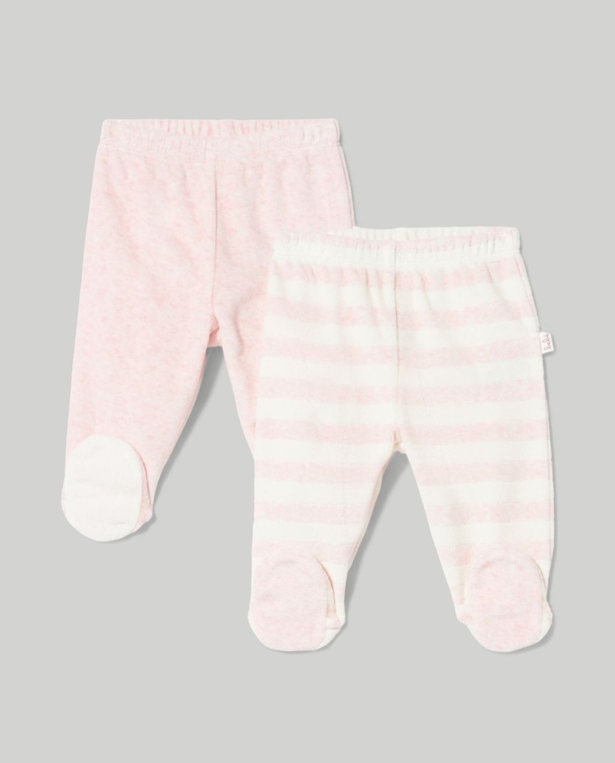 Neonato 9-36 Mesi Blukids Pantaloni E Jeans | Pack 2 Ghette In Ciniglia Neonata