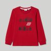 Bambini Blukids Magliette | T-Shirt In Puro Cotone Con Stampa Bambino