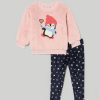 Neonata 9-36 Mesi Blukids Completini | Jogging Set Teddy Neonata