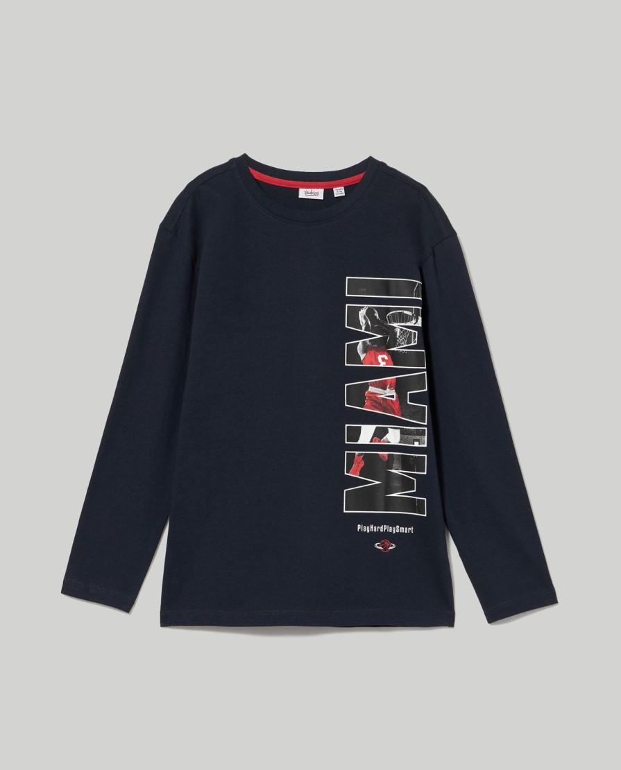 Ragazzi Blukids Magliette | T-Shirt In Puro Cotone Ragazzo