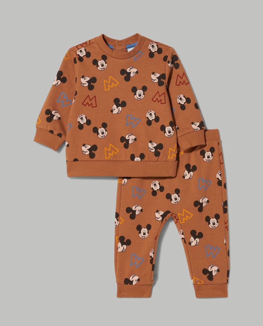 Neonato 9-36 Mesi Blukids Completini | Jogging Set In French Terry Neonato