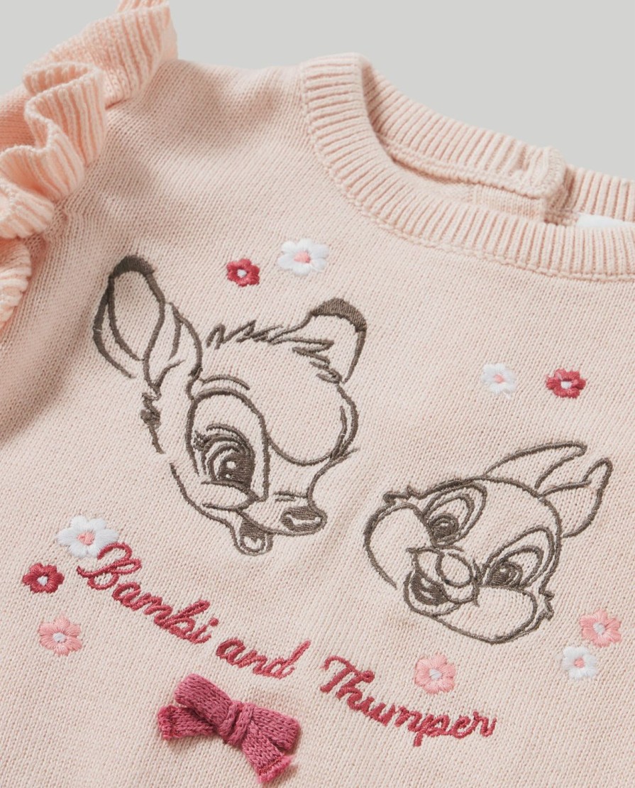 Neonata 9-36 Mesi Blukids Disney | Maglione In Tricot Ricamato Neonata